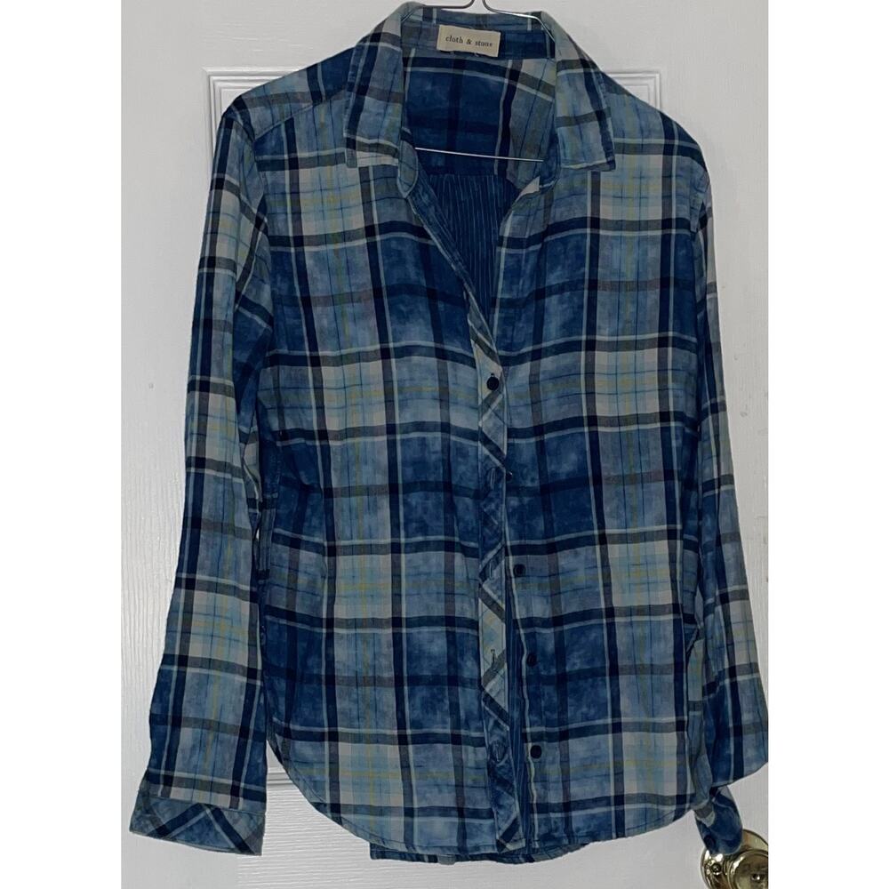 Cloth & Stone Flannel Shirt Sz S EUC